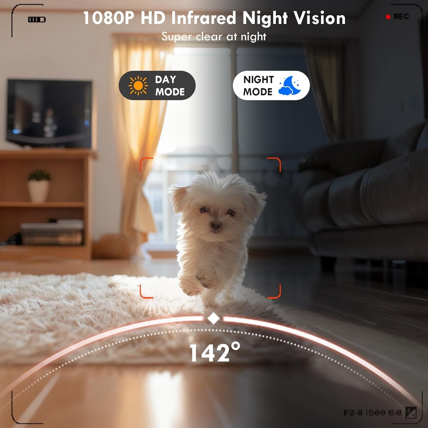 Automatic Pet Feeder Smart Camera 5L WiFi App Control Dual Power