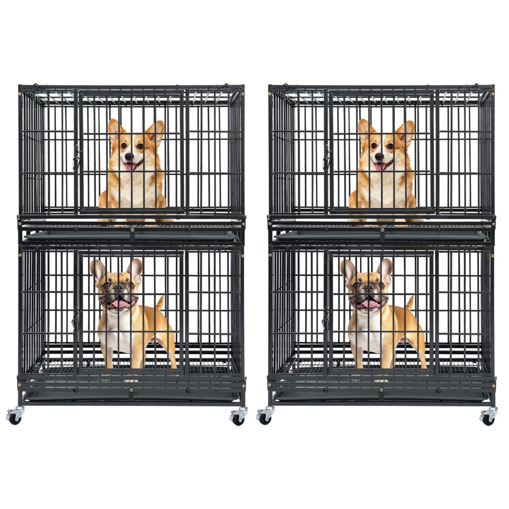 37 Stackable Heavy Duty Dog Kennel 371D08