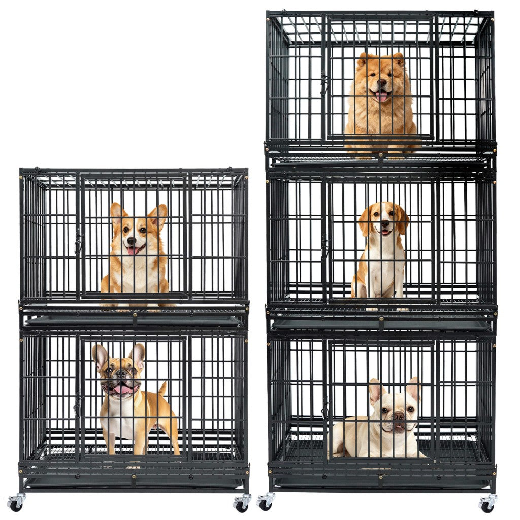 37 Stackable Heavy Duty Dog Kennel 371D08