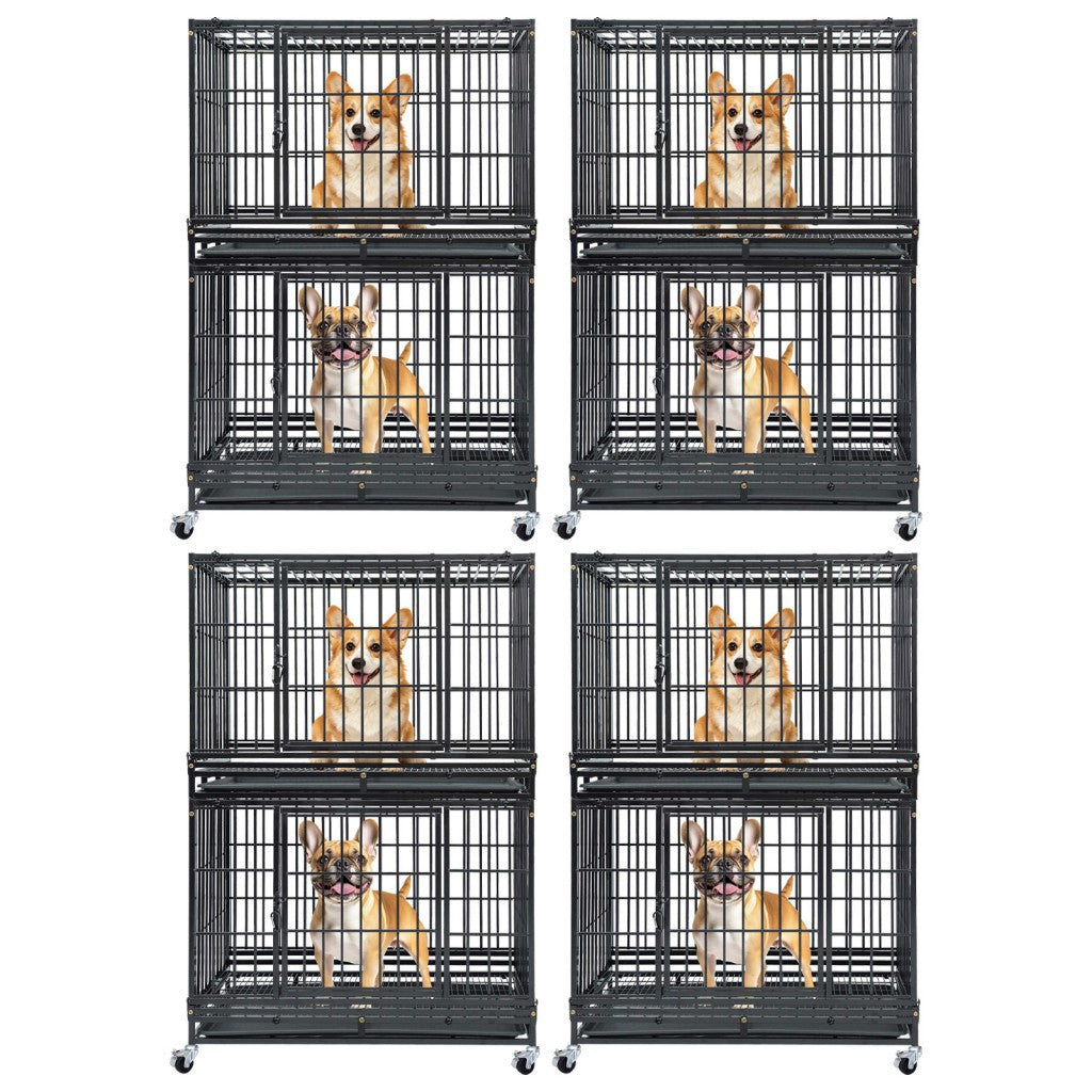 37 Stackable Heavy Duty Dog Kennel 371D08