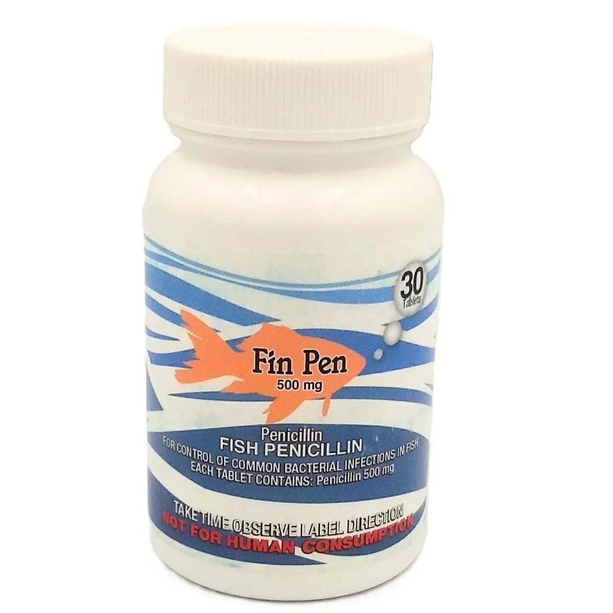 Fish Pen 500mg Capsules for Aquarium Fish – 30 Count – Water Care Support