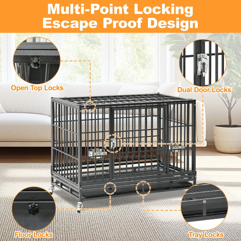 37 Stackable Heavy Duty Dog Crate 371D07