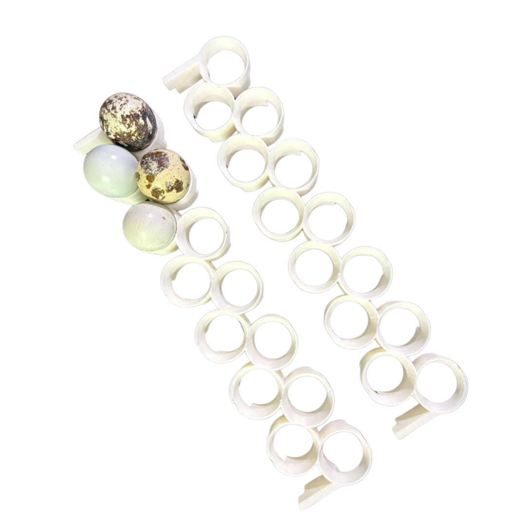 Jumbo Quail Egg Rails for Cimuka®/Hatching Time® Incubators (CT-Series, Pro24) and Maxicoopx incubators
