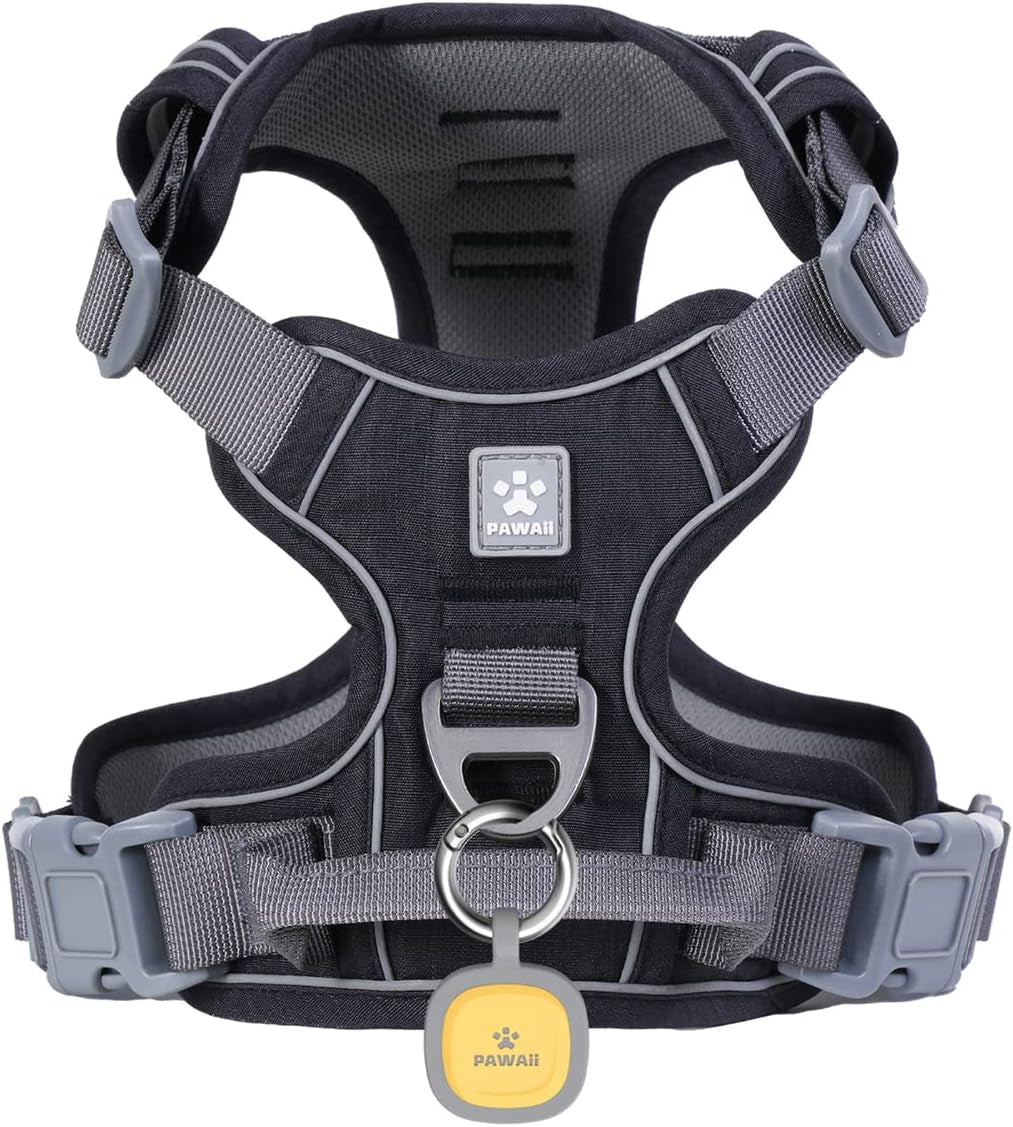 No Pull Dog Harness Reflective Adjustable Vest with ID Tag Small Dogs