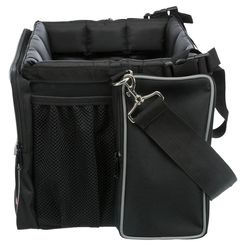 Trixie Haustier-Frontbox Fr Fahrrder 41X26X26 Cm Schwarz Und Grau