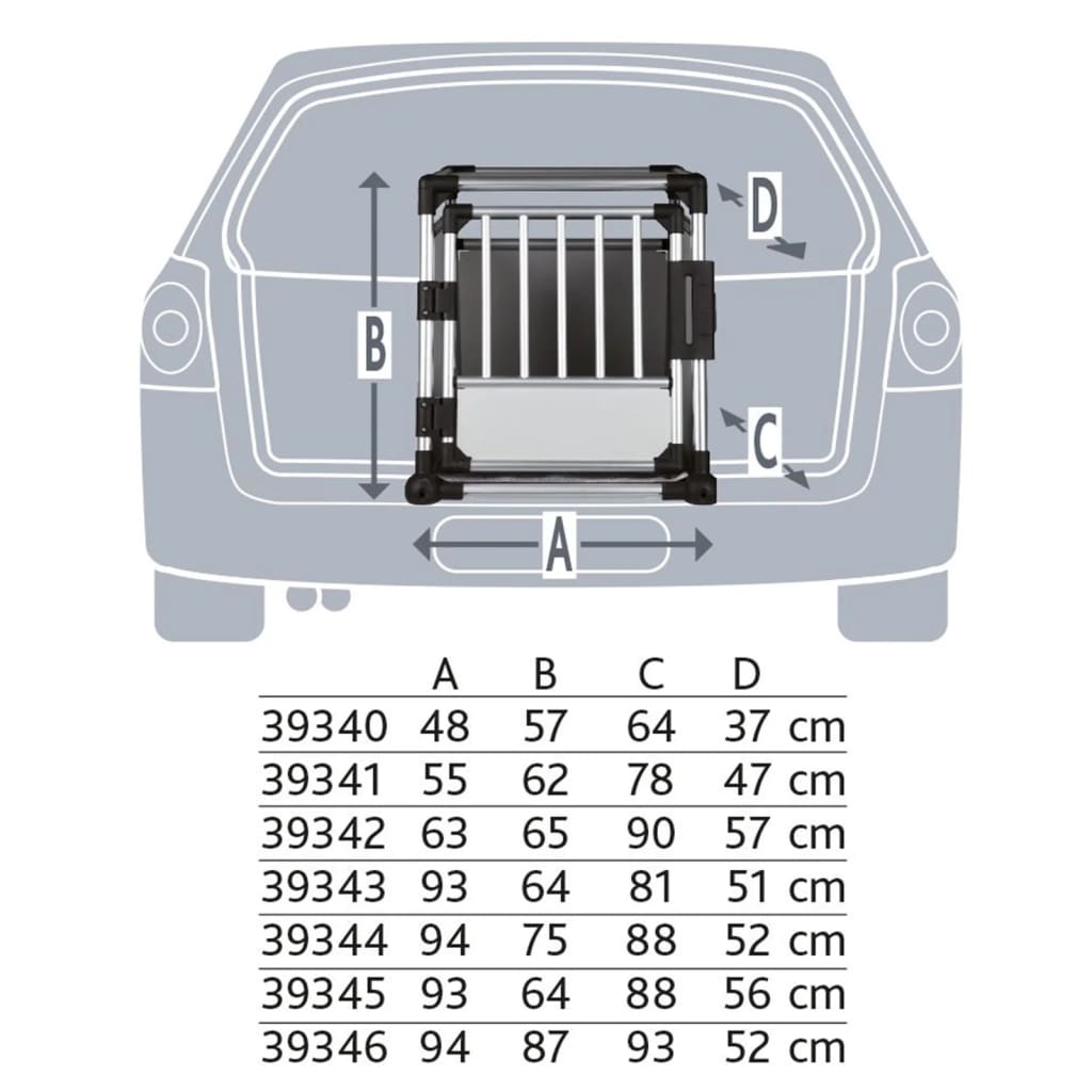 Trixie Transportbox Fr Haustiere Xl Aluminium