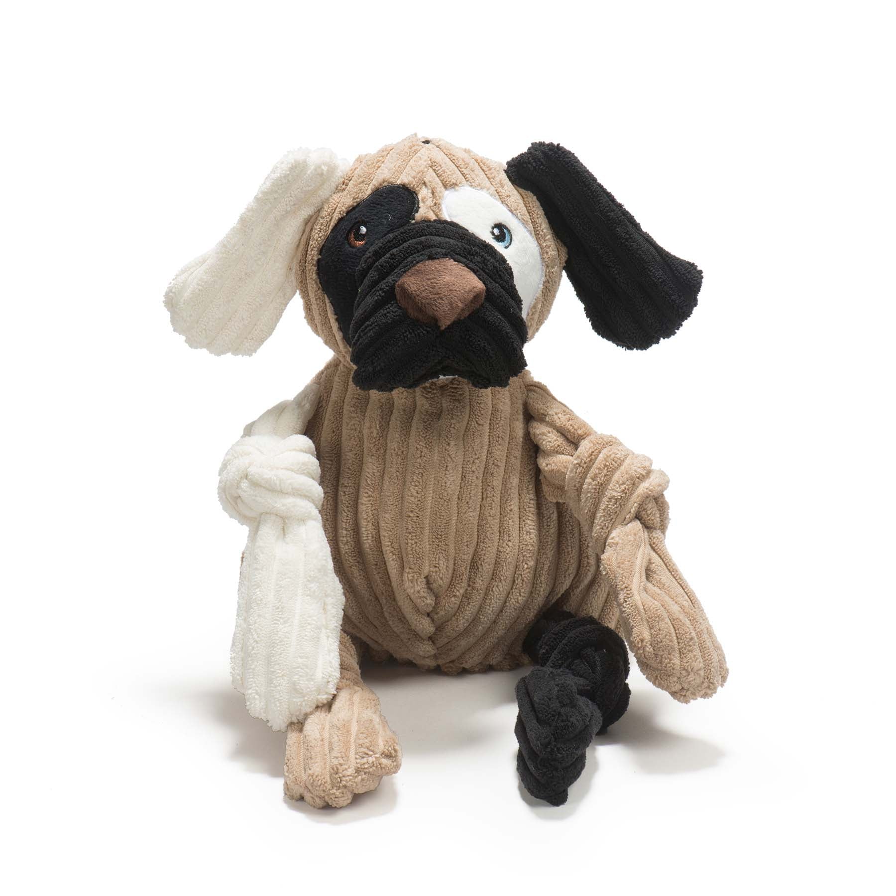 Patches HuggleMutt Knottie® Plush Dog Toy, Large