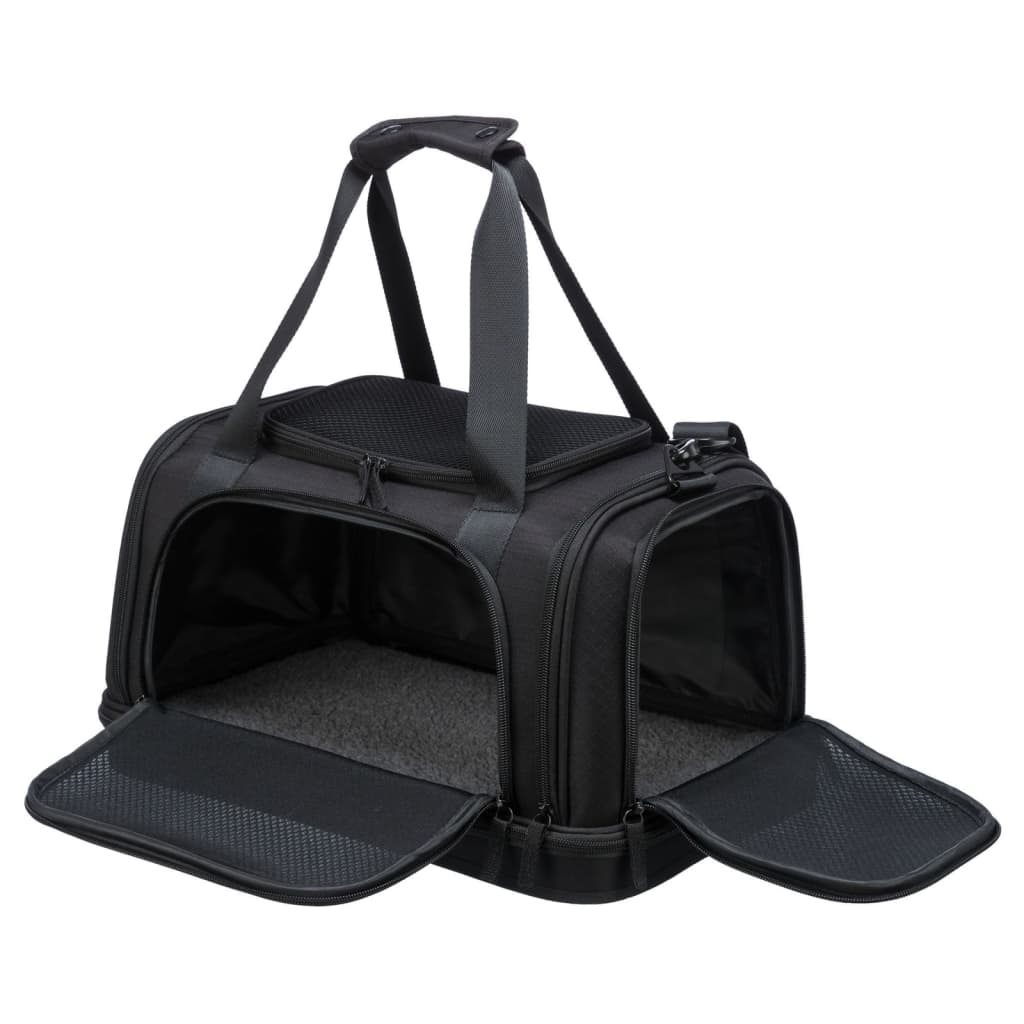 Trixie Flugtasche Fr Hunde Plane 44X28X25 Cm Schwarz