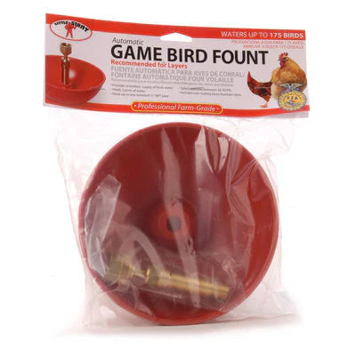 Little Giant 2500 Game Bird Automatic Poultry Fountain Watering System Easy to Use