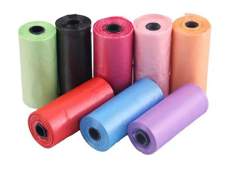 Cozy Puppies Pet Dog Cat Poop Bag Disposal Waste Bags Scoop Doggy Poop Bag Color May Vary (5 Rolls (75 Bag))