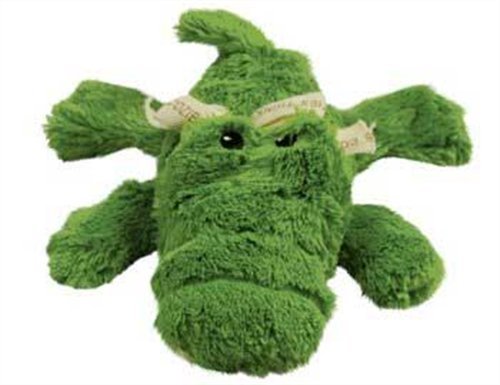 Kong Cozie Ali Alligator Medium Dog Toy, Green