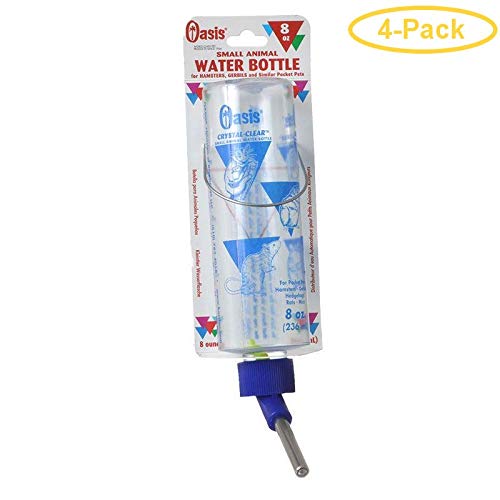 Oasis Crystal Clear Water Bottle 8 Oz - Pack Of 4