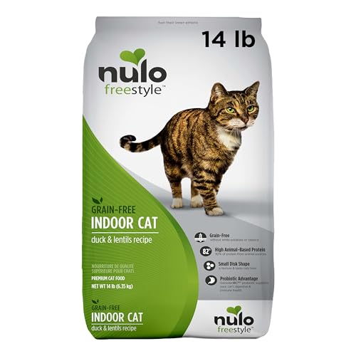 Nulo Freestyle Indoor Cat Food, Premium Grain-Free Dry Small Bite Kibble, All Natural Animal Protein Recipe with BC30 Probiotic