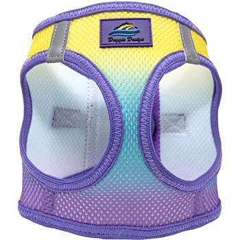 DOGGIE DESIGN No Choke Dog Harness - Breathable Mesh Vest for Small to Large Breeds - Lemonberry Ice - Large