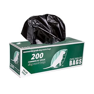 Commercial Grade 8''X13'' Pet Waste Roll Bags - 40% Thicker Than Mini Leash Roll Bags - Fits Any Pet Waste Station - 10 Roll Cas