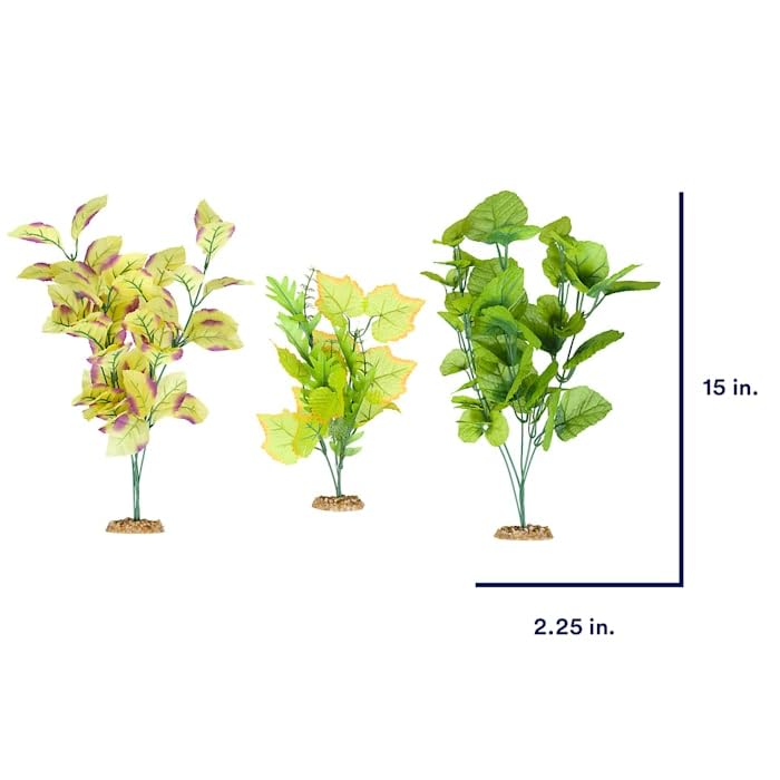 Imagitarium Background Plant Multi-Pack Silk Aquarium Plants