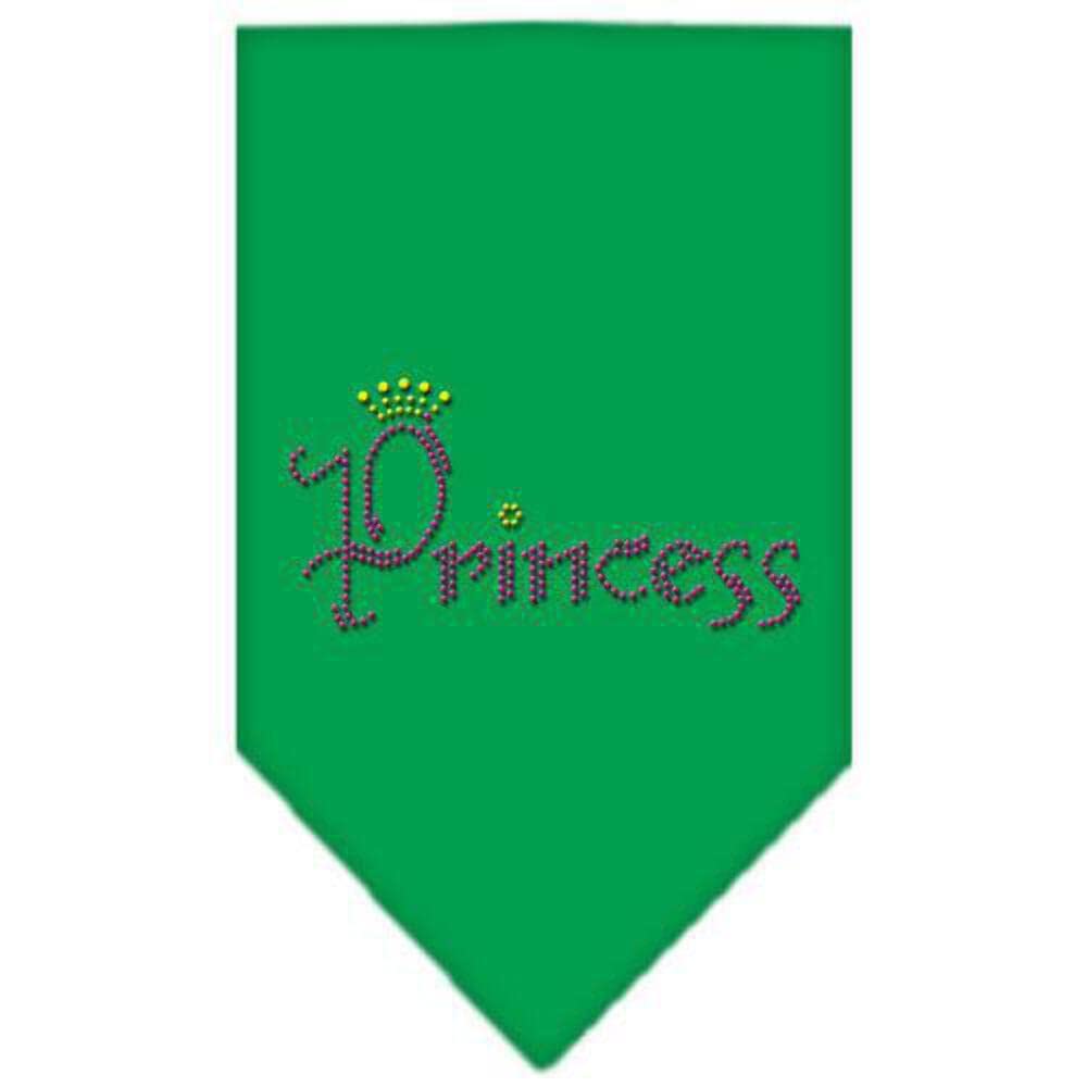 Mirage Pet Products Princess Rhinestone Bandana, Large, Cocoa