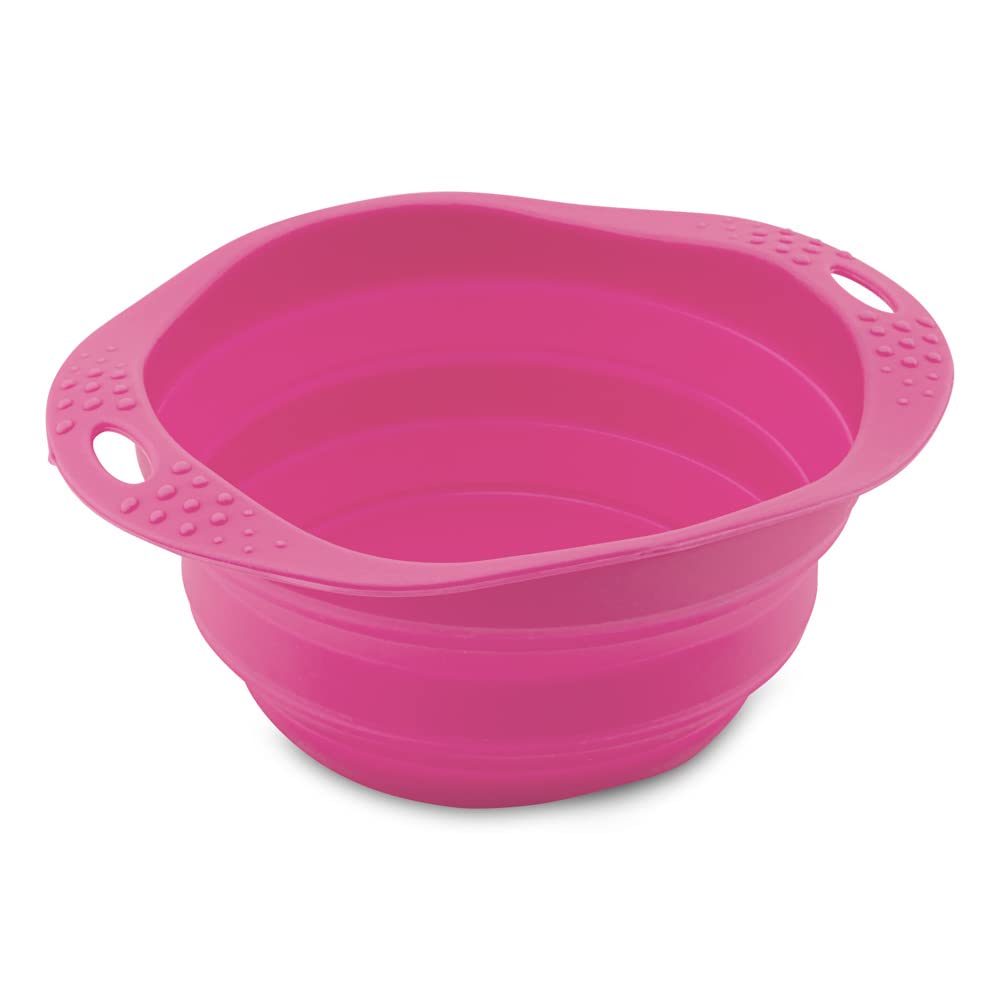 Beco Dog Travel Bowl Large - Pink
