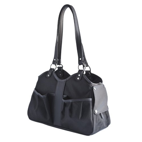Petote Metro Classic Dog Carrier - Petite, Black Sable, Model 2200010
