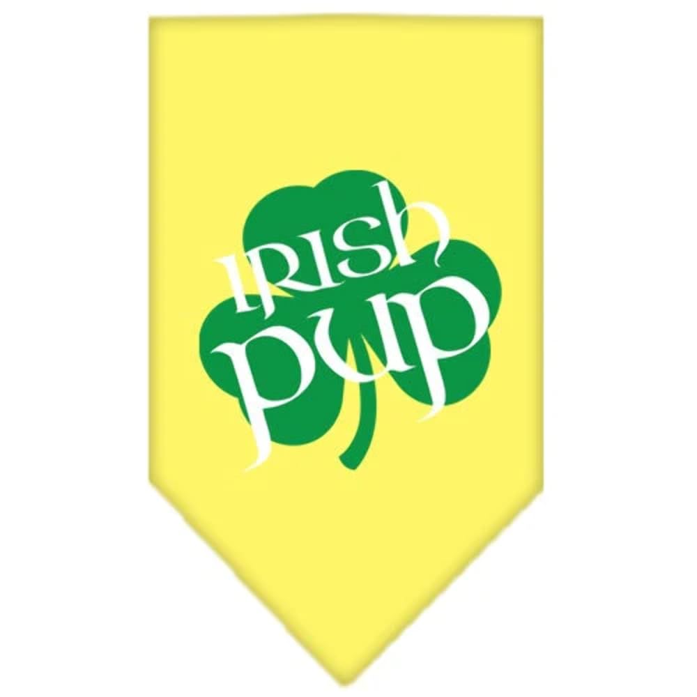 Mirage Pet Products Irish Pup Screen Print Bandana, Small, Cocoa