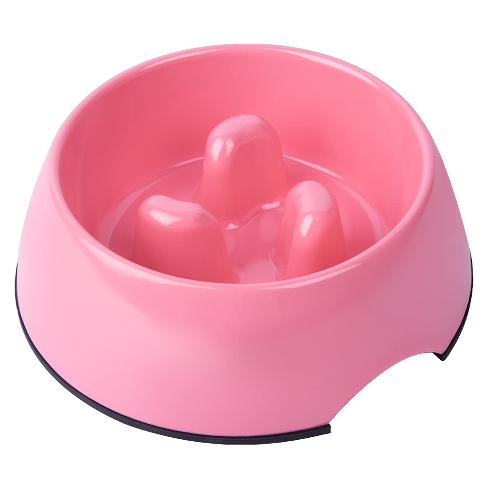 Super Design Slow Feeder Dog Bowl, 3 Cup, Non-Slip, Heat-Resistant, Sturdy, Dishwasher Safe, Suitable for Large Dogs