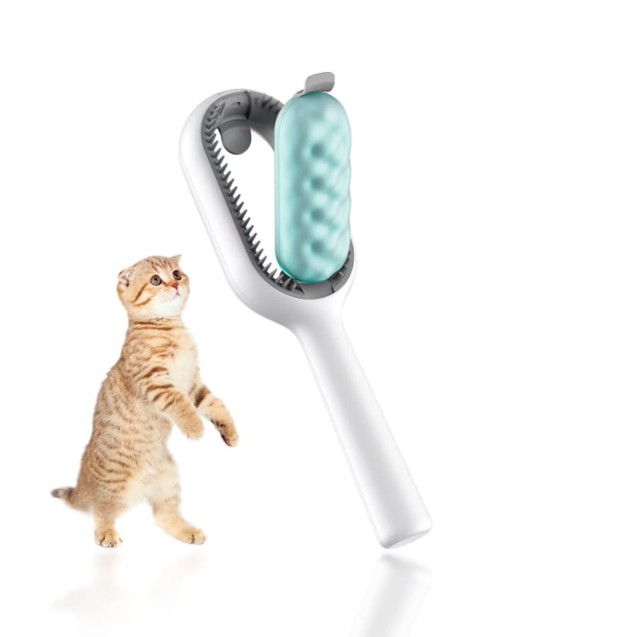 Dog Trust Dog Brush Cat Brush Grooming Comb Self Cleaning Cat Dog Slicker Brushes Pet Grooming Brush Tool Gently Removes Loose U
