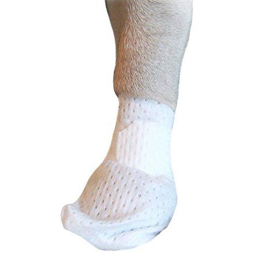 PawFlex Medimitt Paw Bandages for Dogs, Cats and Pets Medical Booties, First aid for Paws Non Slip, Non Adhesive, Breathable,Dis