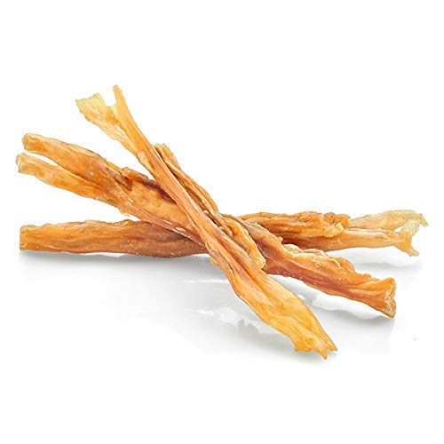 hotspot pets Beef Tendon Chews for Dogs - 8 Inch All Natural, Free-Range, Grass-Fed Premium USDA Gambrol Beef Tendon Stick Treat