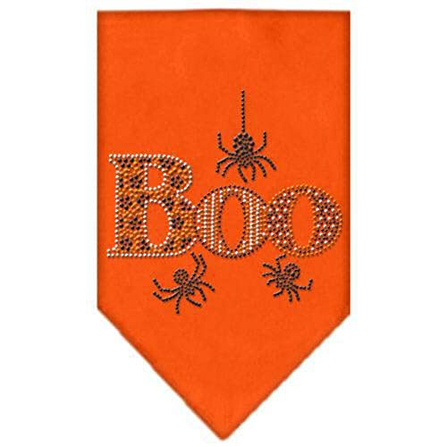 Mirage Pet Products Boo Rhinestone Bandana Grey, Small