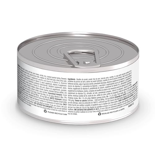 Hills Science Diet Perfect Digestion, Adult 1-6, Small & Mini Breeds Digestive Support, Wet Dog Food, Chicken & Vegetables Loaf