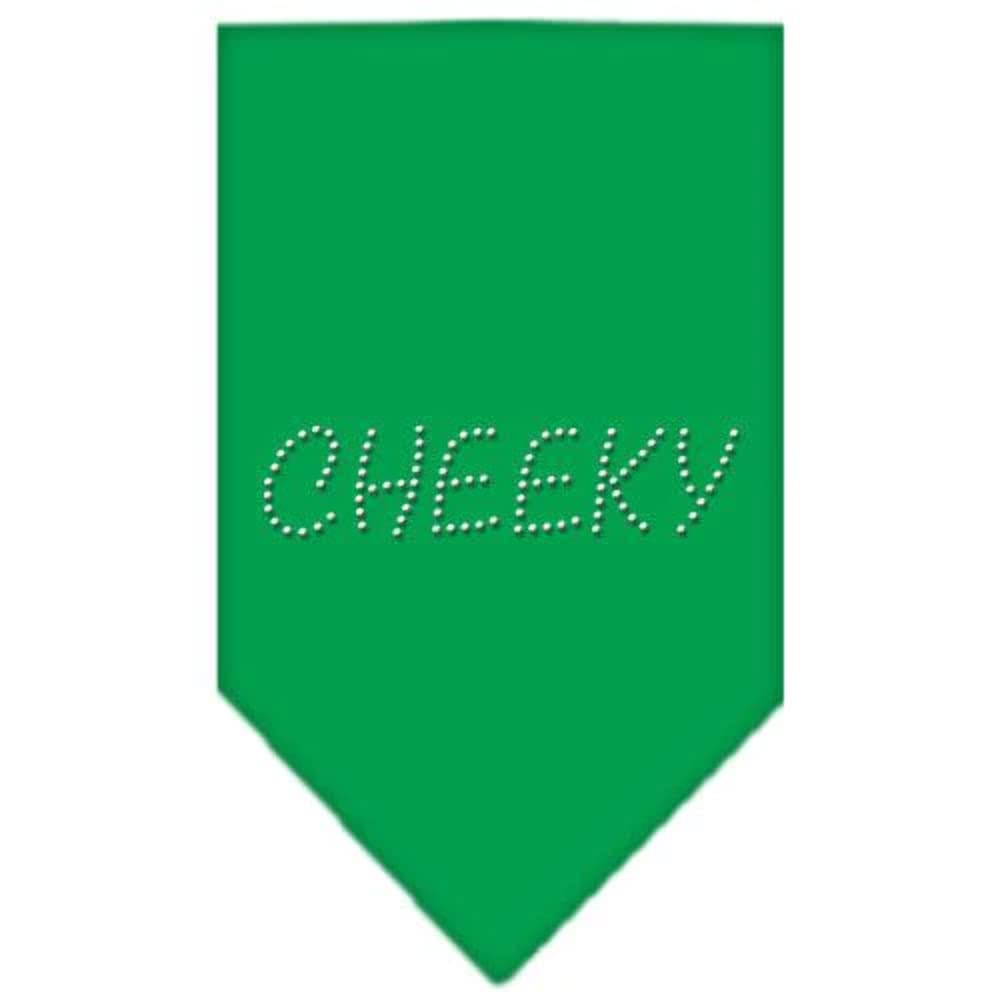 Mirage Pet Products Cheeky Rhinestone Bandana, Small, Black