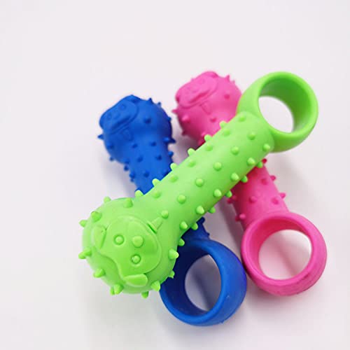 Gojira/ Pets Molar Shaped NonToxic Rubber Chew Toy For Puppy/Cat/Small Dog  (Color May Vary)  1 Pcs.