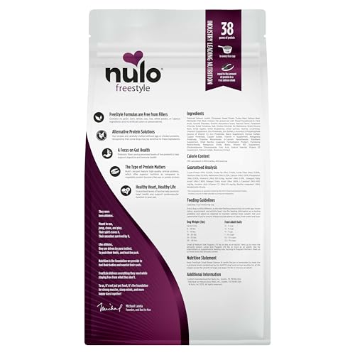 Nulo Freestyle Small Breed Dog Food, Premium Adult and Puppy Grain-Free Dry Smaller Sized Kibble Food, with BC30 Probiotic for H