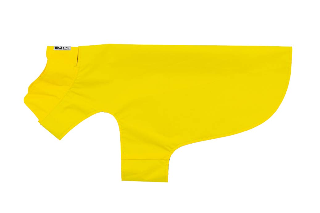 Rc Pets Delta Rain Slicker, Water-Resistant Dog Raincoat, Small, Lemon