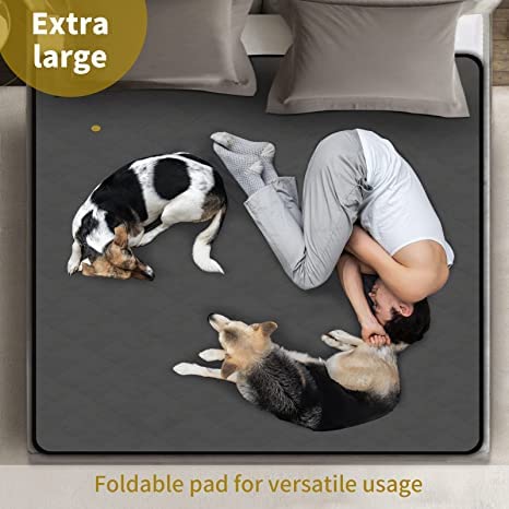 Coolshields Washable Puppy Dog Pee Pad, 34' X52' Extra Large, Waterproof Whelping Training Mat For Playpen Crate, Floor, Bed,Sofa And Trunk [Premium Fabrics That Can Be Used By Humans]