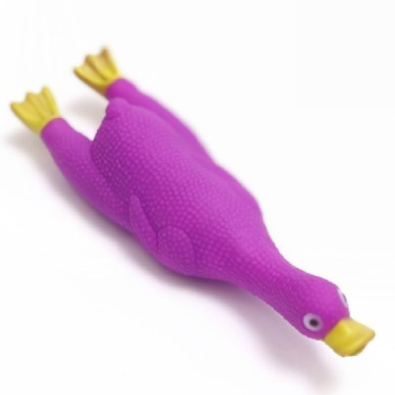 BohoBark Duck Dog Toys, Squeak Toy Lovely Shape Duck Dog Dogs Latex Rubber Squeeze