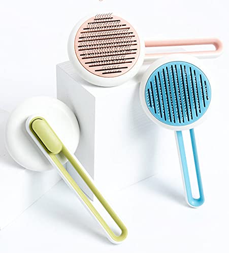 Pet Life  'Concepto' Modern Bristle Grooming Pet Deshedder Comb