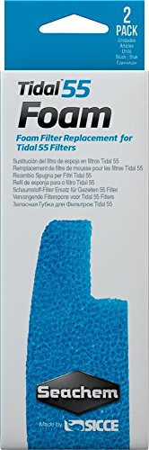 Seachem Laboratories 6503 55 Foam Tidal Filter (2 Pack)