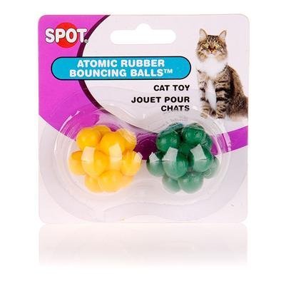 Ethical Pet Atomic Bouncng Ball Cat Toy (2 Pack) [Set Of 4]