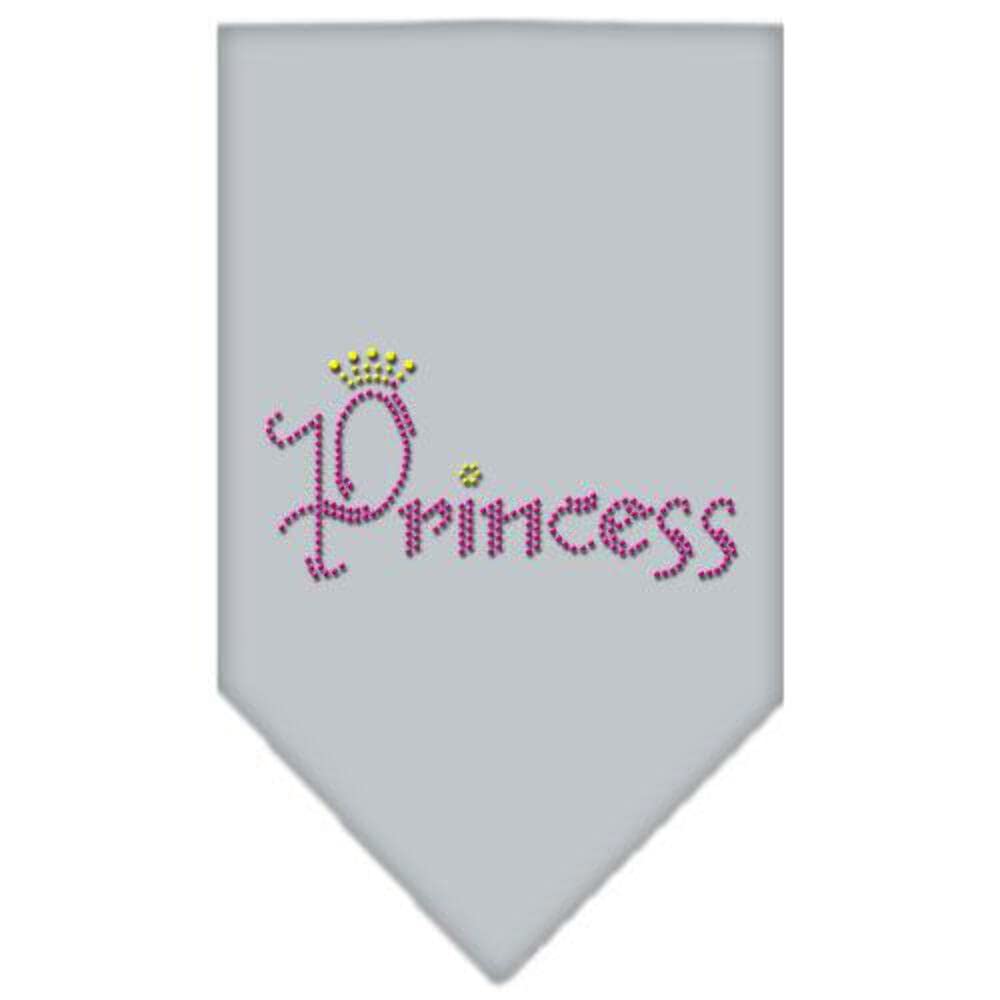 Mirage Pet Products Princess Rhinestone Bandana, Large, Cocoa