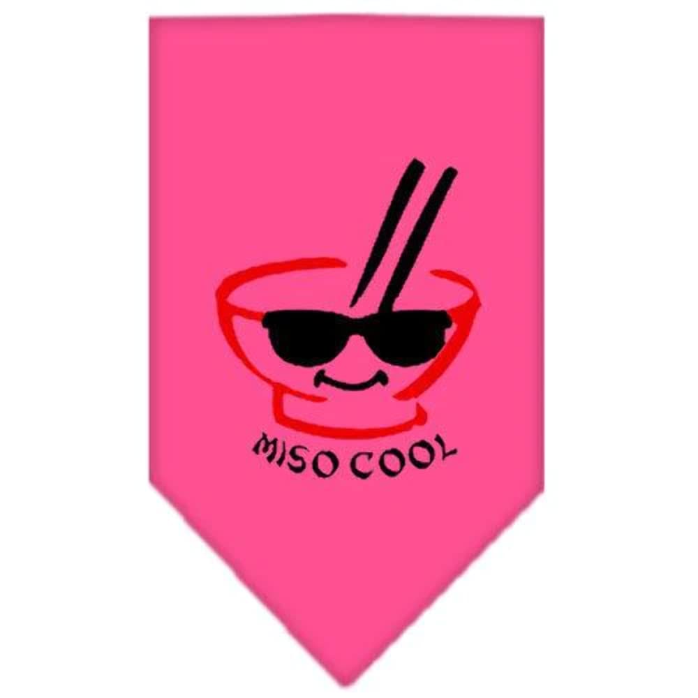 Mirage Pet Products Miso Cool Screen Print Bandana, Large, Cocoa