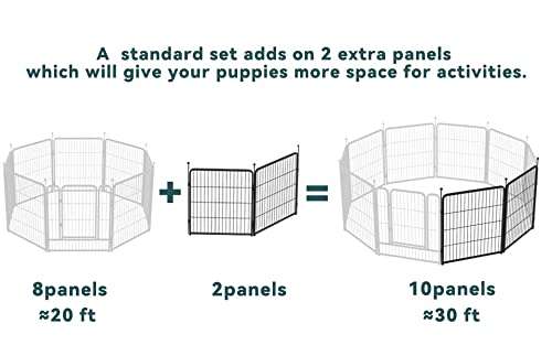 Fxw Rollick Dog Playpen For Yard, Rv Camping, 32 Inch 2 Panels For Small And Medium Dogs│Patented