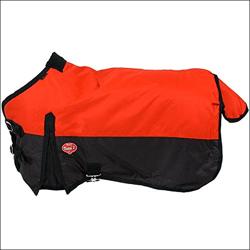 Tough 1 600D Waterproof Poly Miniature Turnout Blanket, Red, 42''
