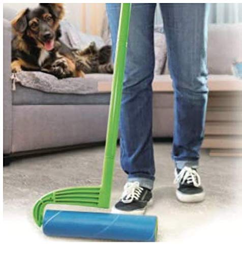 Leo cleaning Roller with extendable Handle Plus 3 Refills. Total 175 Sheets Pets Hair Remover & Household cleaning great for Dog