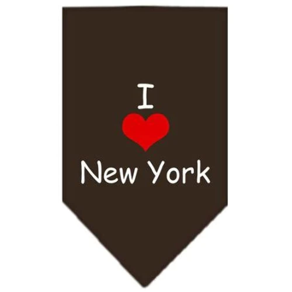 Mirage Pet Products I Heart New York Screen Print Bandana for Pets, Small, Turquoise