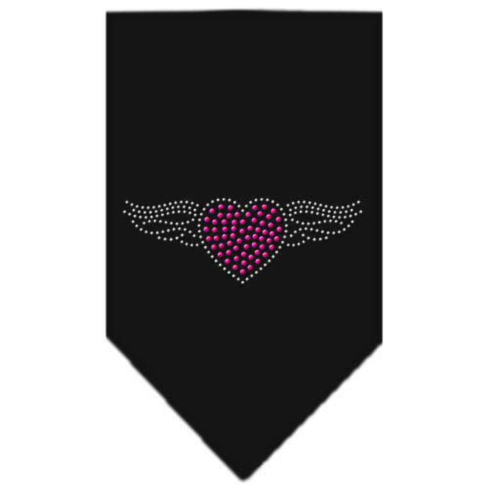 Mirage Pet Products Aviator Rhinestone Bandana, Small, White