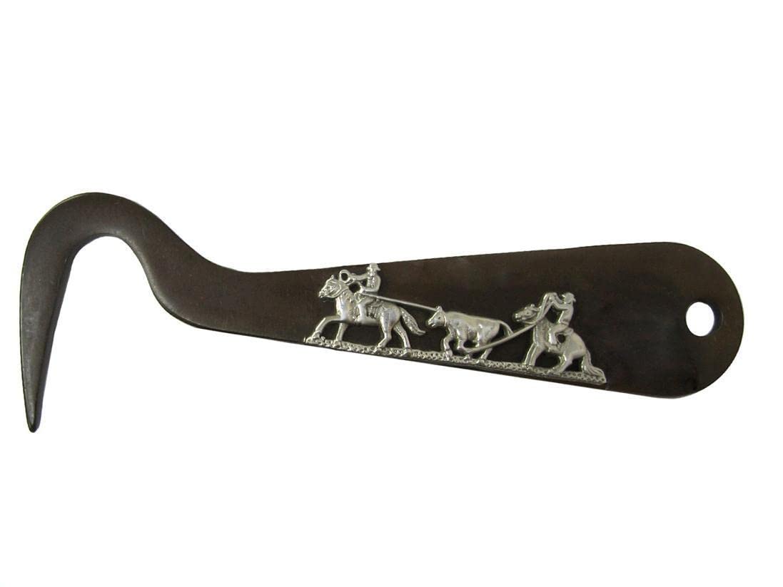 Aj Tack Antique Brown Steel Hoof Pick Steer Head