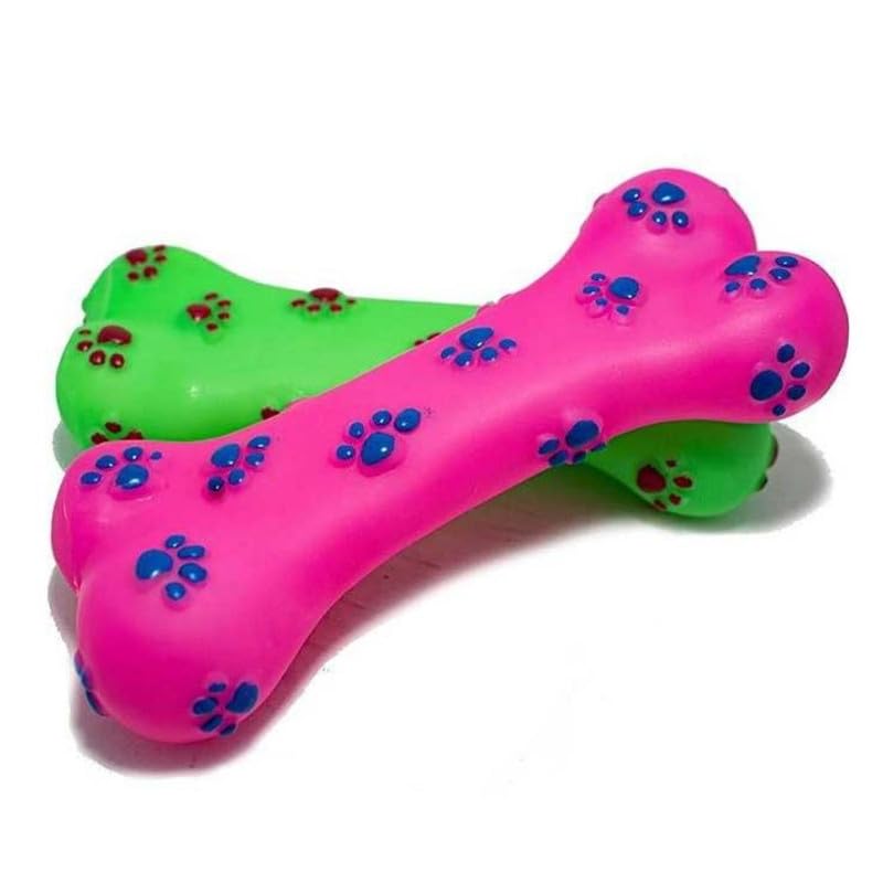 Psk Pet Mart Natural Latex Rubber Squeaky Dog Toy Small To Medium Dogs & Puppy | Durable, Fetch & Chew Safe Play Toy | Reduce Se