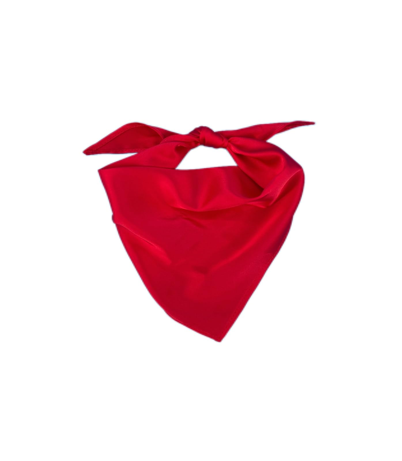 Eechicspace 1 Pack Dog Bandana Red Chiffon For Small Dogs