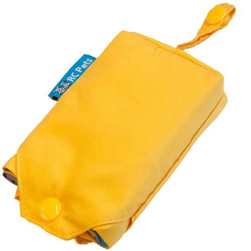 Rc Pet Products Packable Dog Rain Poncho Sunshine - X Large